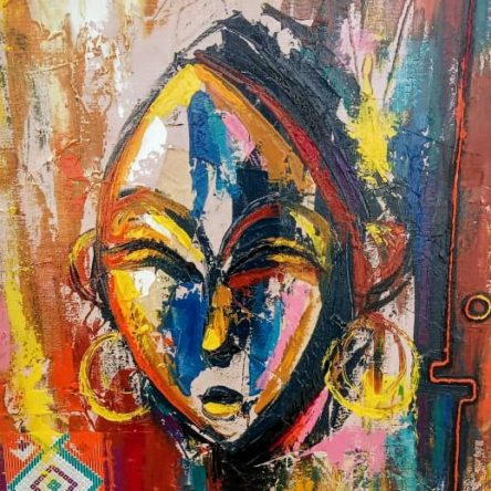 African Art Paintings, Contemporary African Art Sale, Canvas Wall Art