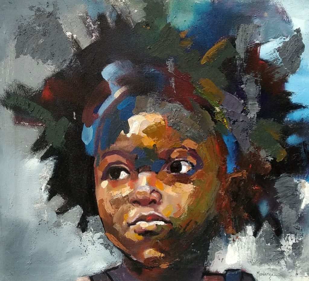 Afro girl - Photizo Art Gallery Nairobi